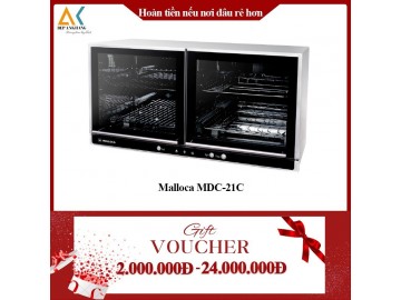 Máy Sấy Chén Đĩa Treo Tủ Malloca MDC-21C - Made in Trung Quốc